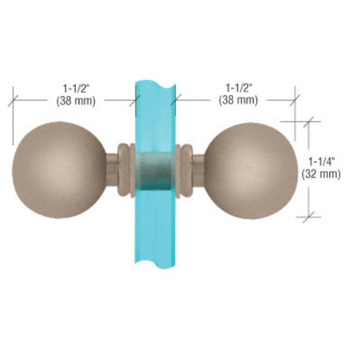 Shower Door Hardware | Ball Style Back to Back Knobs SDK075.png?auto=compress%2Cformat&ixlib=php 3.3