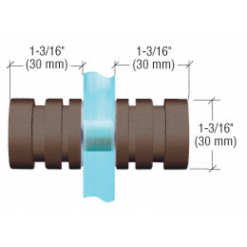 Shower Door Hardware | Contemporary Style Back to Back Shower Door Knobs SDK106.png?auto=compress%2Cformat&ixlib=php 3.3