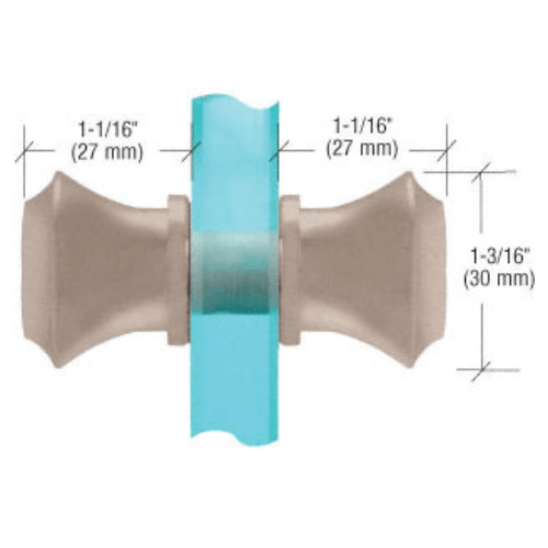 Shower Door Hardware | Flair Style Back to Back Knobs SDK053.png?auto=compress%2Cformat&ixlib=php 3.3