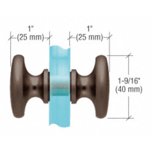 Shower Door Hardware | Traditional Style Back to Back Shower Door Knobs SDK100.png?auto=compress%2Cformat&ixlib=php 3.3