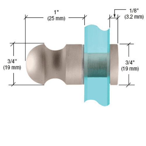 Shower Door Hardware | x2wjE2F8 Mini Bulb Style Single Sided Door Knob 19MK.png?auto=compress%2Cformat&ixlib=php 3.3